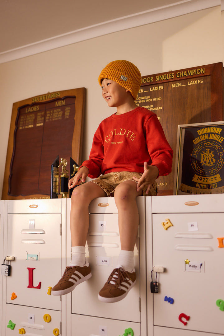 Goldie + Ace Wool Beanie - Golden