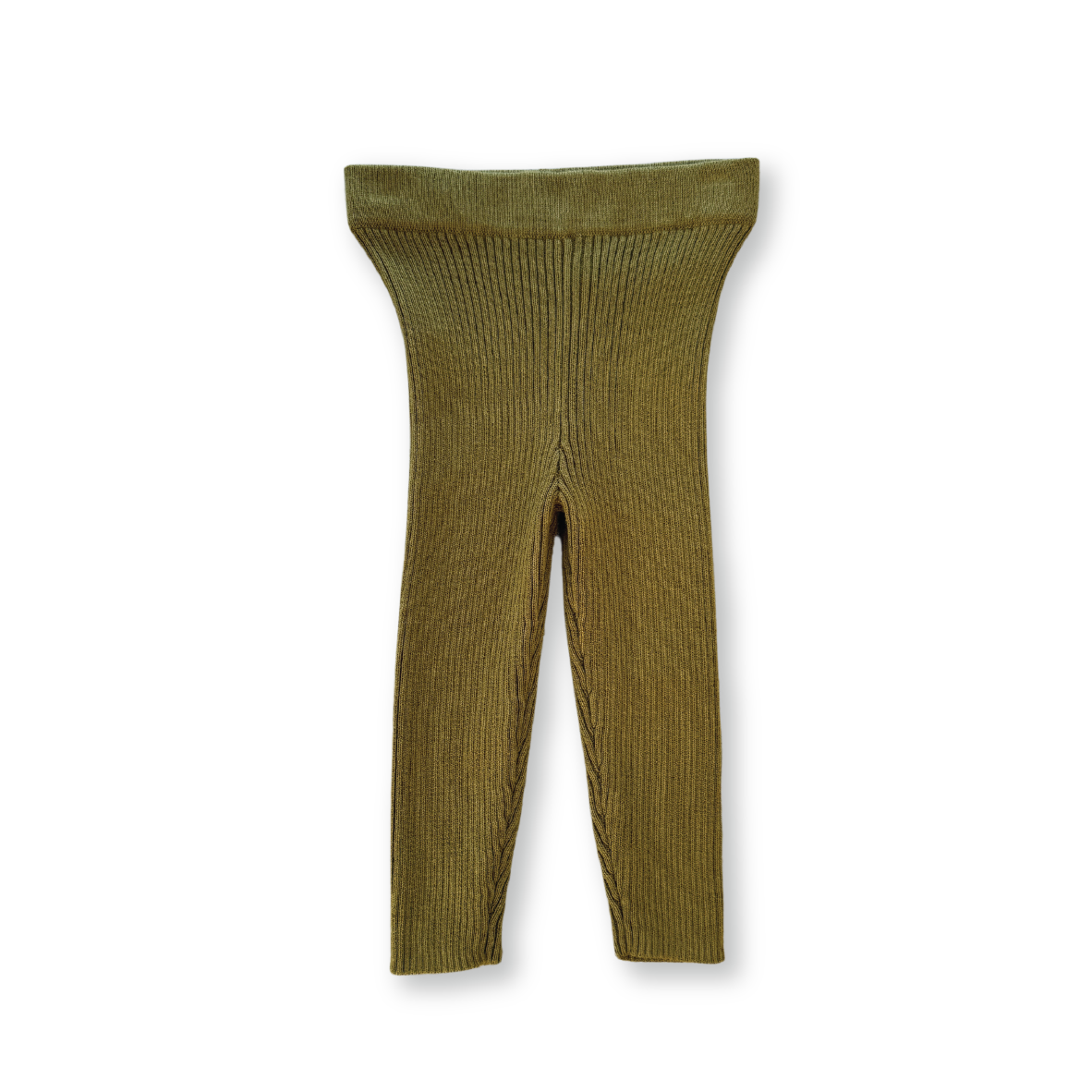 Grown Organic Ribbed Essential Leggings - Herb