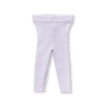 Organic Ribbed Essential Leggings - Lilac Ice