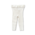 Organic Ribbed Essential Leggings - Raw