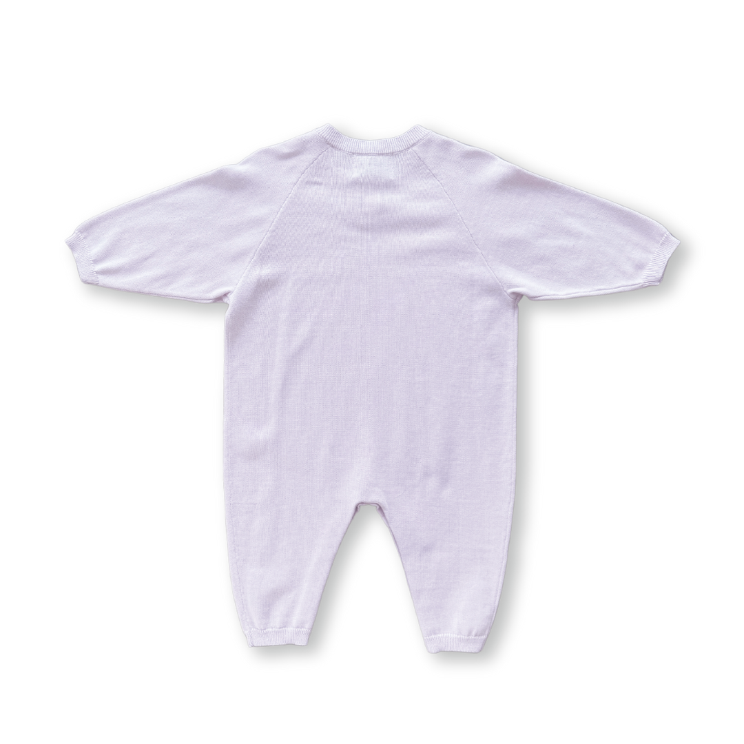 Grown Organic Essential Starsuit - Lilac Ice