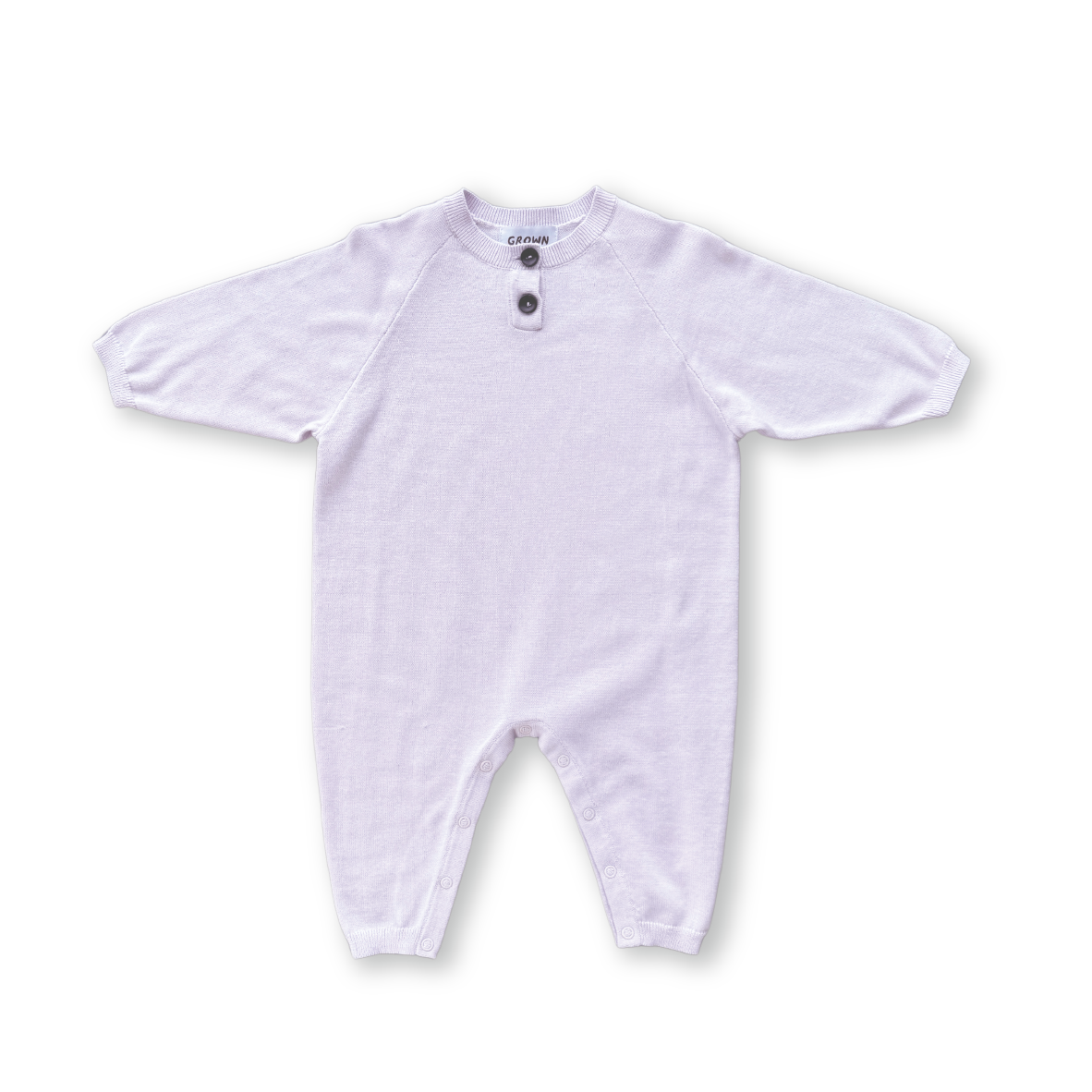 Grown Organic Essential Starsuit - Lilac Ice