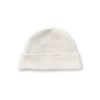 Organic Ribbed Beanie - Raw