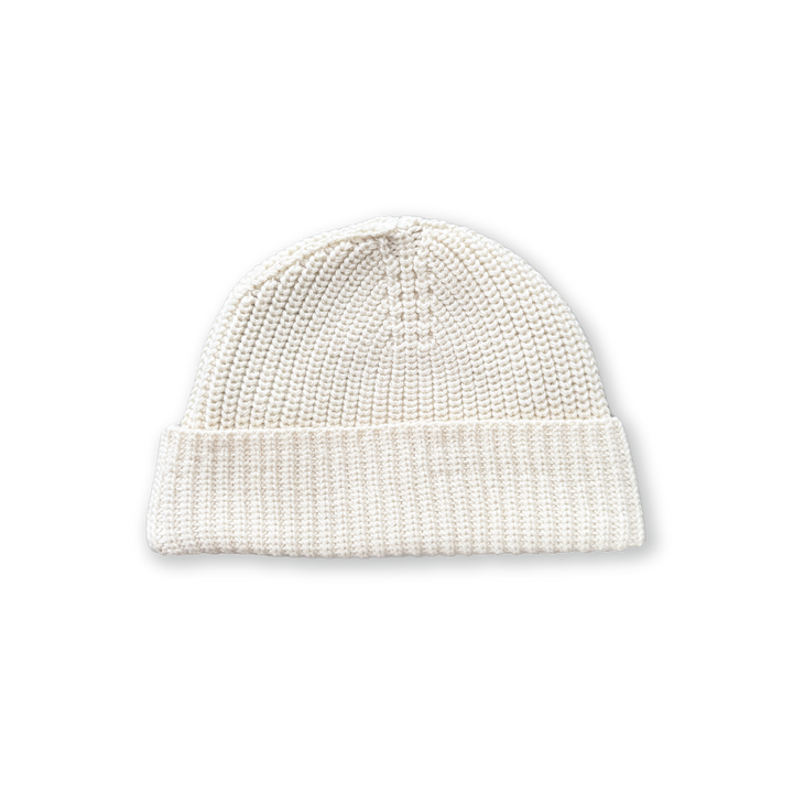 Grown Organic Ribbed Beanie - Raw