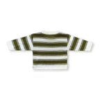 Organic 7-Stripe Long Sleeve Tee - Herb