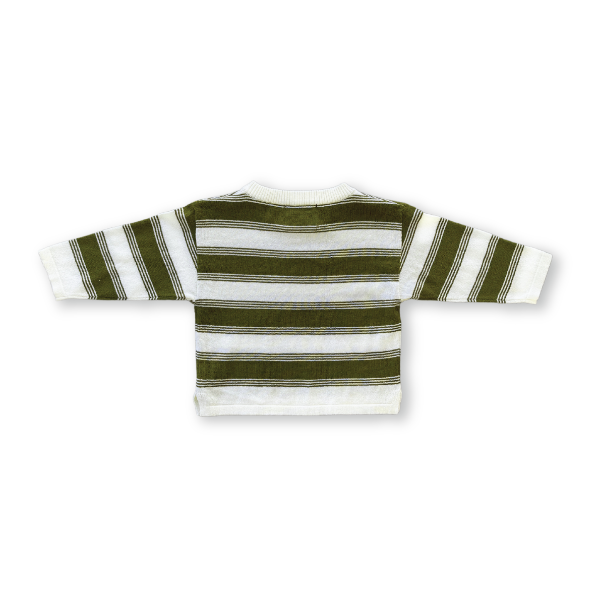 Grown Organic 7-Stripe Long Sleeve Tee - Herb