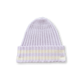 Organic Striped Pixie Beanie - Lilac Ice
