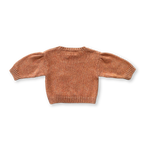 Fleck Yarn Pull Over - Tawny