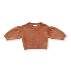 Fleck Yarn Pull Over - Tawny