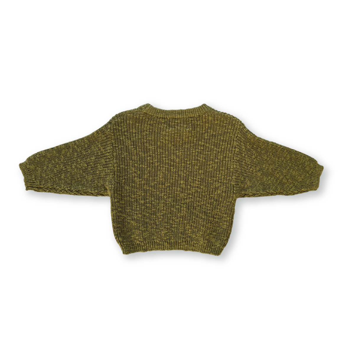 Grown Chunky Rib Organic Pull Over - Herb