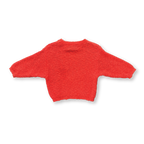 Chunky Rib Organic Pull Over - Tomato