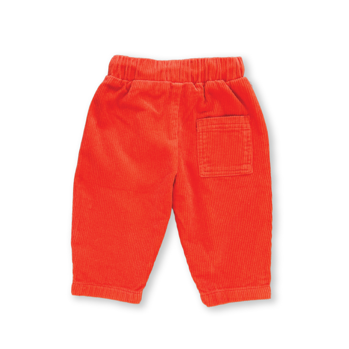 Grown Organic Cord Pant - Tomato