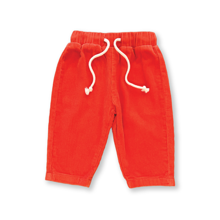 Grown Organic Cord Pant - Tomato