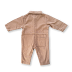 Organic Denim Boilersuit - Clay