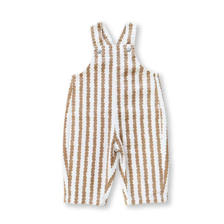 Grown Everyday Organic Overalls - Stacked Pebble