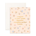 Congrats Sweet Human Greeting Card