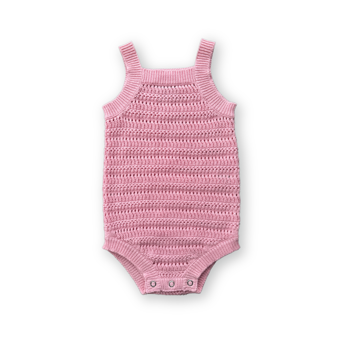 Grown Knitted Organic Singletsuit - Blossom