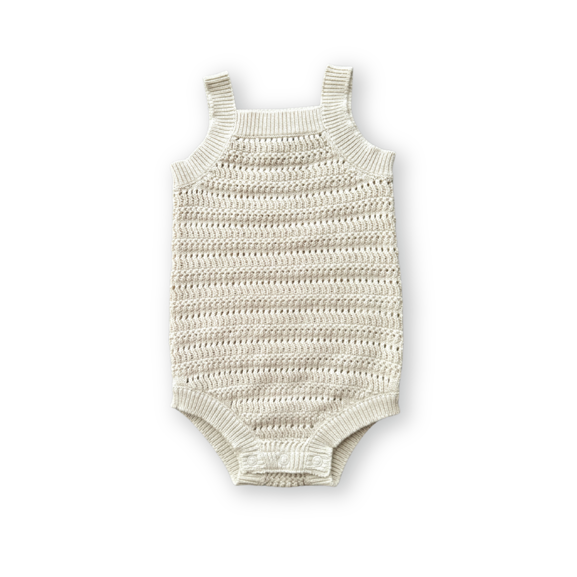 Grown Knitted Organic Singletsuit - Dune