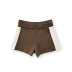 Grown Milano Knitted Shorts - Cafe