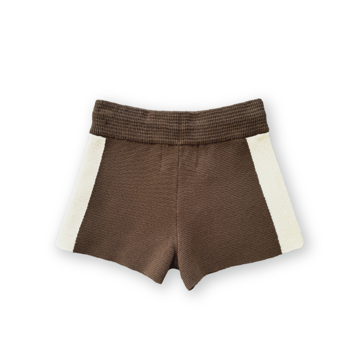 Grown Milano Knitted Shorts - Cafe
