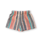 Grown Summer Stripe Cotton Short