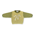 Organic Candy Cane Christmas Jumper