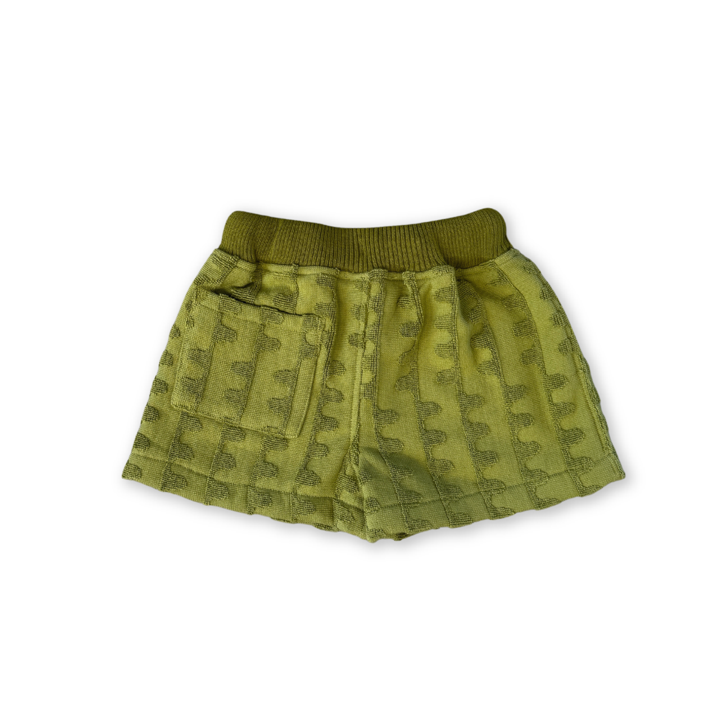 Terry Towelling Flow Shorts - Leaf