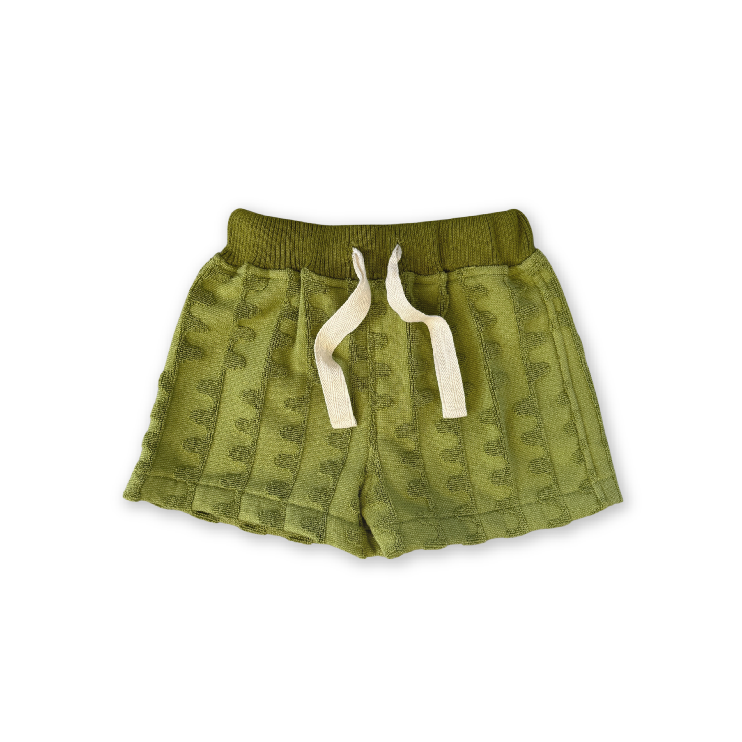 Terry Towelling Flow Shorts - Leaf
