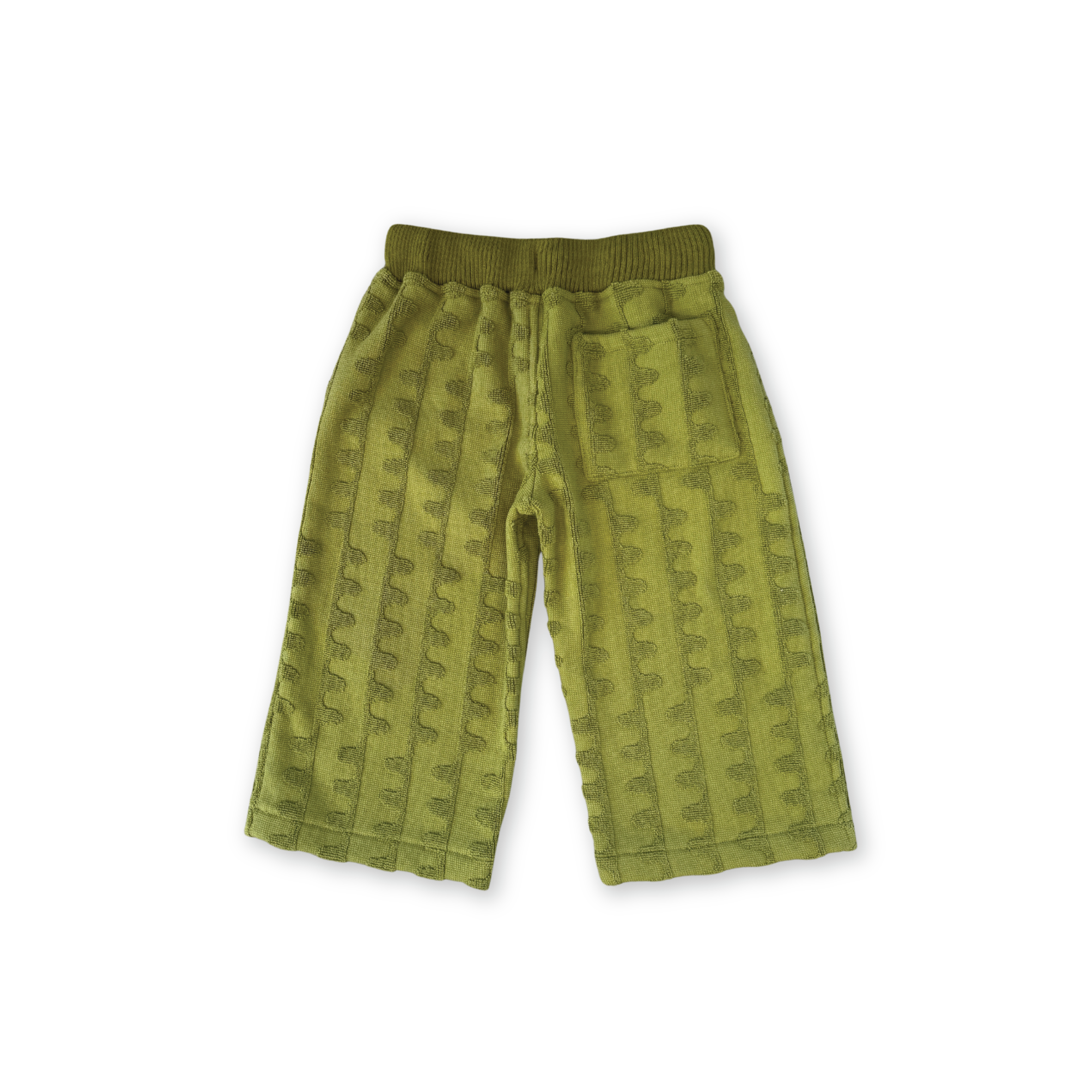 Terry Towelling Flow Pant - Leaf