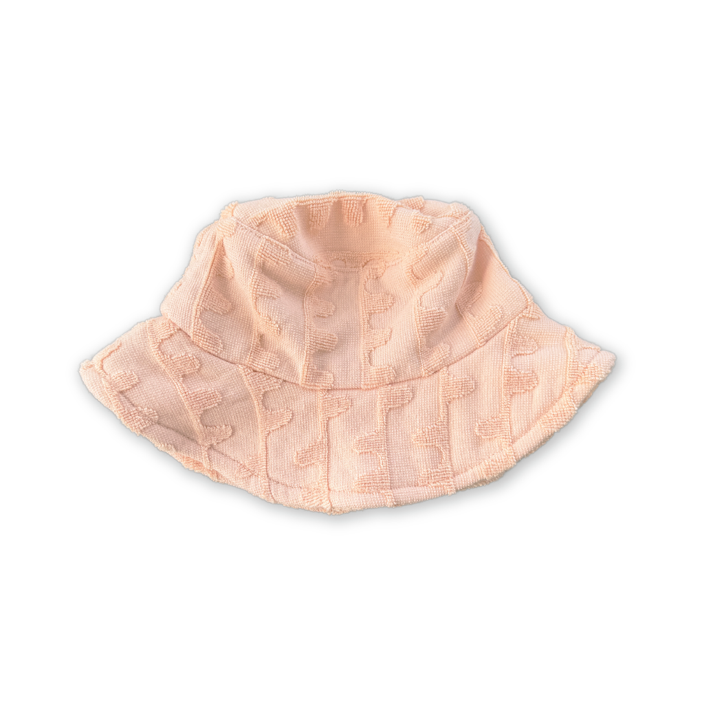 Terry Flow Bucket Hat - Peachy