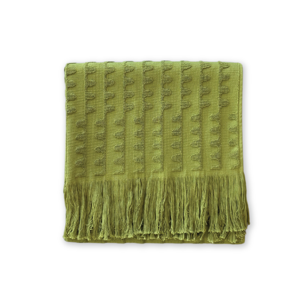 Flow Terry Beach Towel - Leaf