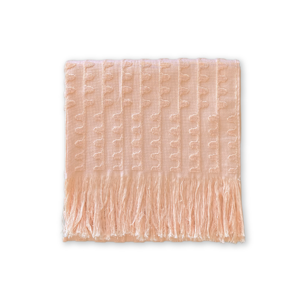 Flow Terry Beach Towel - Peachy