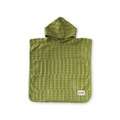 Terry Towelling Flow Poncho - Leaf