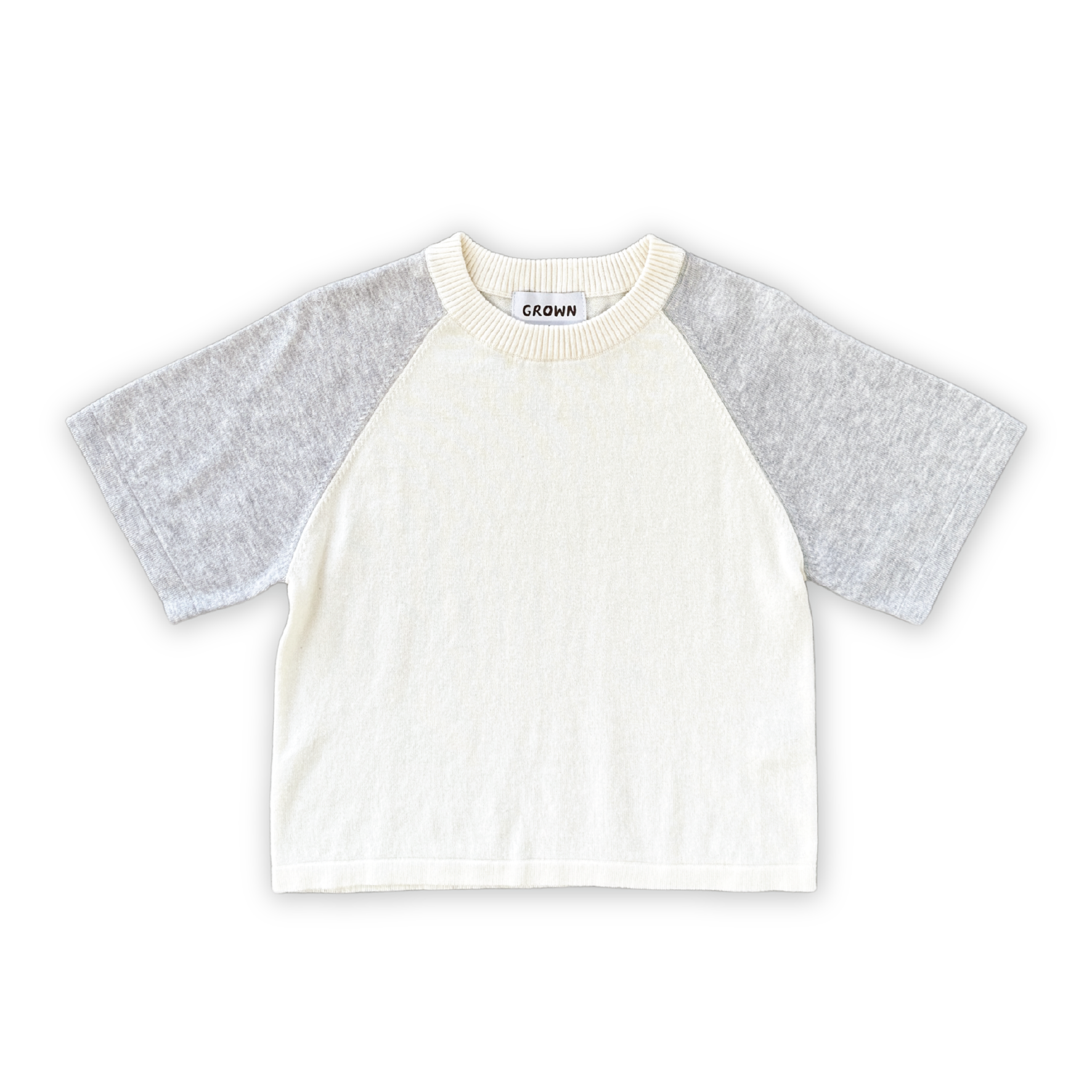 Grown Raglan Tee - Milk