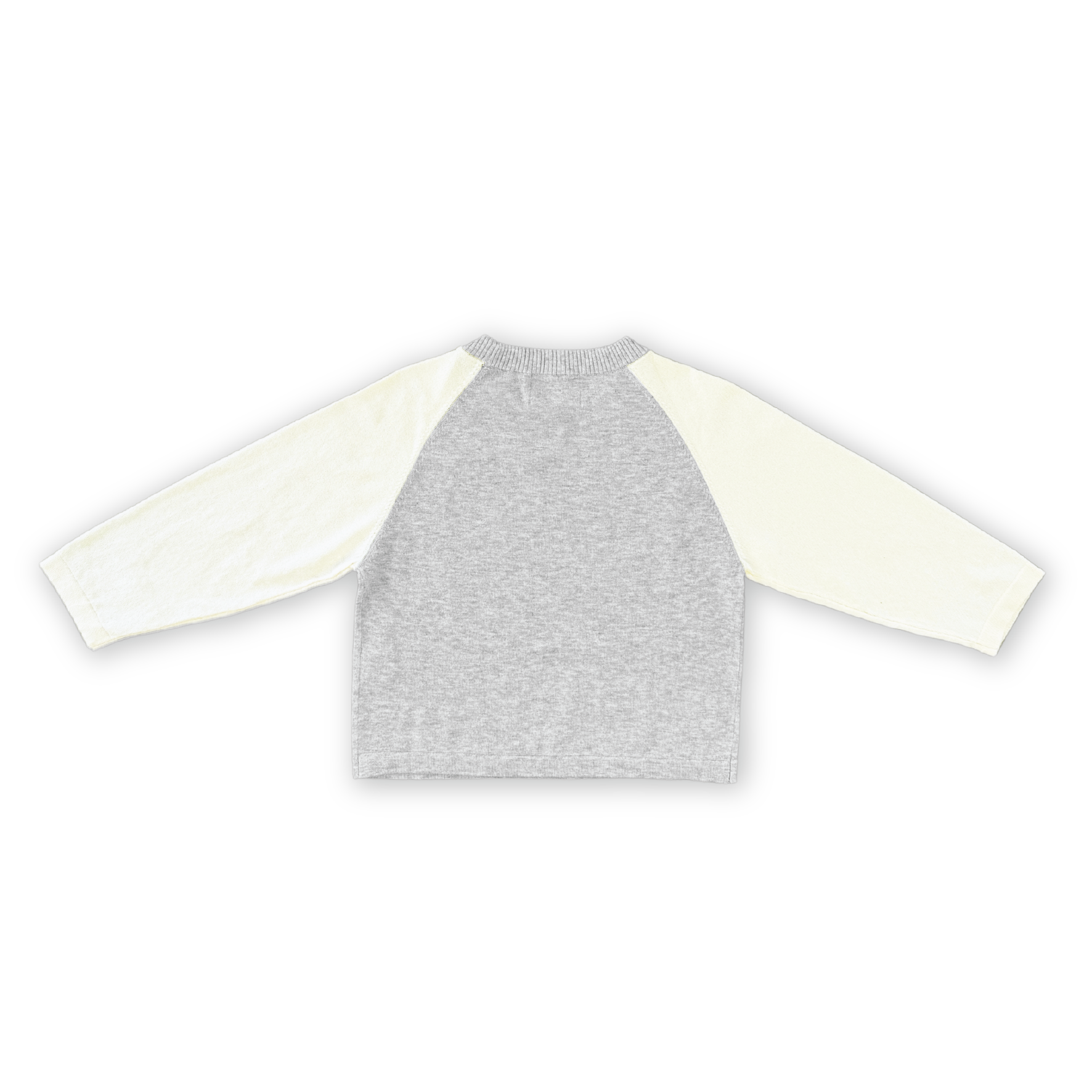 Grown Raglan Long Sleeve Tee - Grey Marle