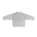 V-Neck Pull Over - Grey Marle