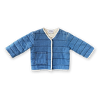 Quilted Reversible Jacket - Denim & Garden