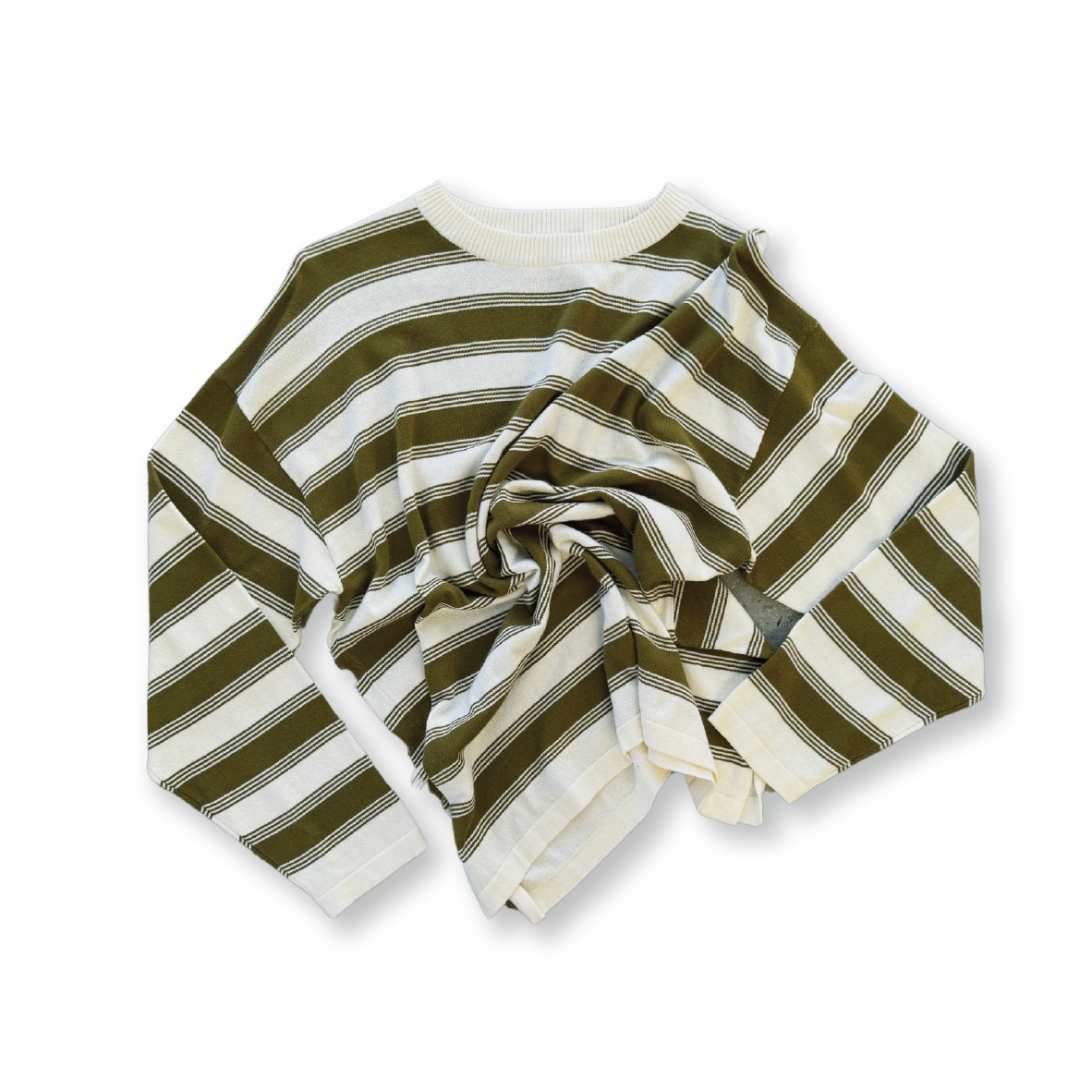 Grown Ladies 7-Stripe Long Sleeve Tee