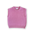 Ladies Jersey Knit Vest - Raspberry