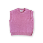 Ladies Jersey Knit Vest - Raspberry