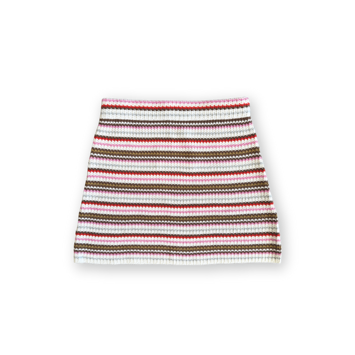 Grown Ladies Sunshine Stripe Knit Skirt