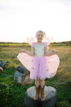 Gold Sequins Butterfly Dress and Wings | Size 5-7