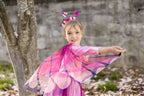 Pink Butterfly Twirl Dress with Wings Size 5-6