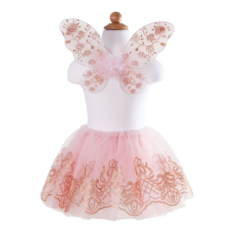 Great Pretenders Rose Gold Tutu & Wings Set Size 4-6