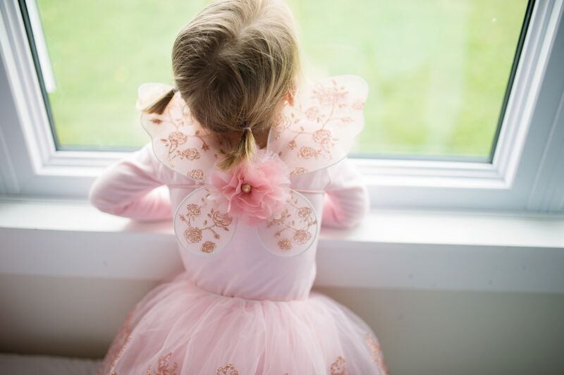 Great Pretenders Rose Gold Tutu & Wings Set Size 4-6