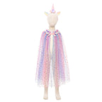 Rainbow Unicorn Cape & Headband - Size 4-6