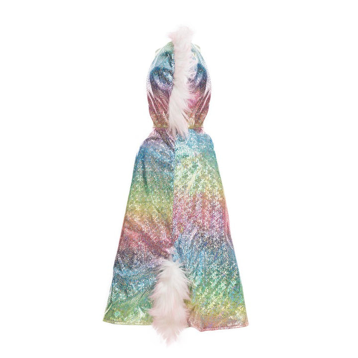 Rainbow Reversible Unicorn Dragon Cape