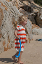 Organic Island Stripe Playsuit