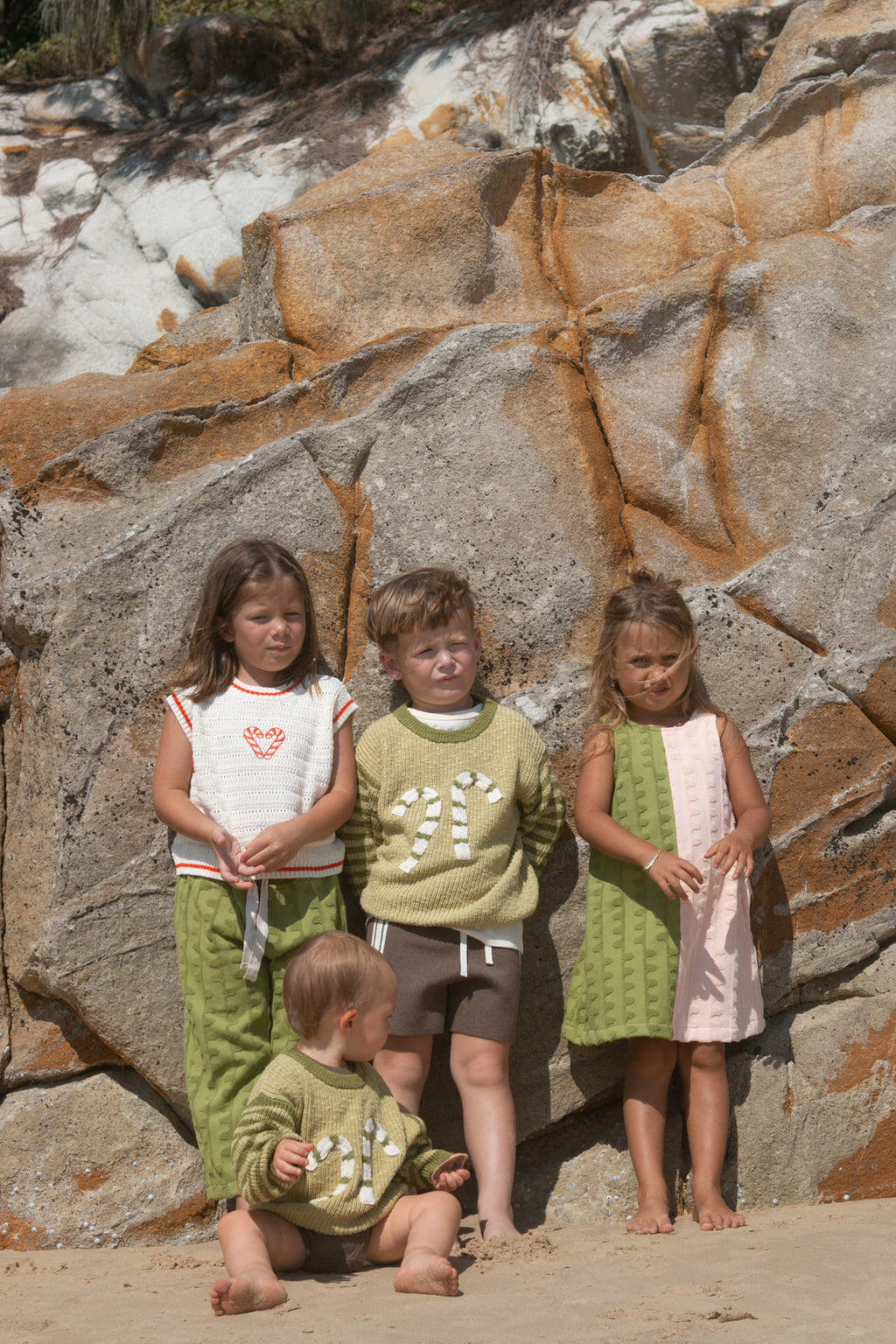 Organic Candy Cane Christmas Jumper