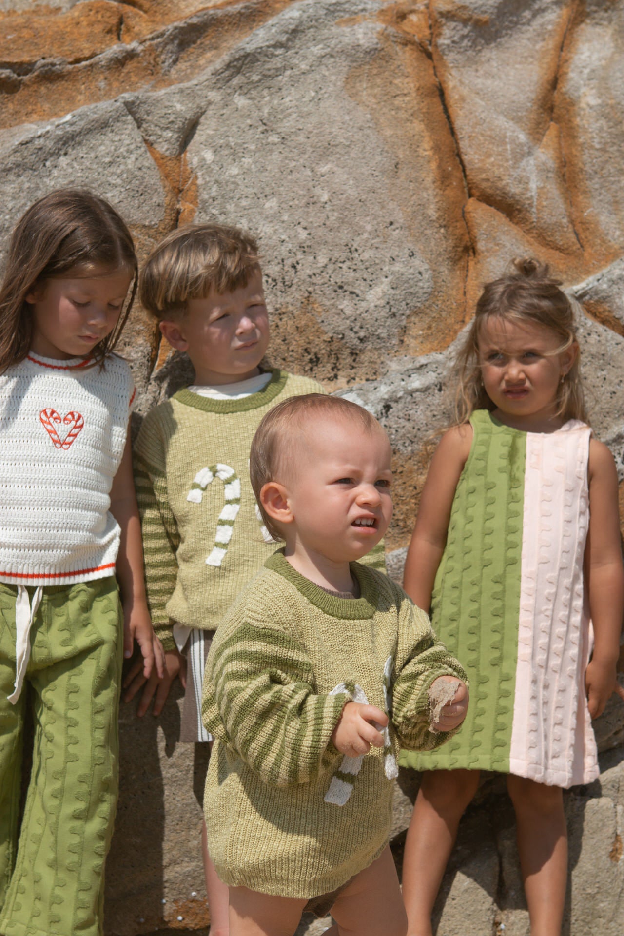 Organic Candy Cane Christmas Jumper